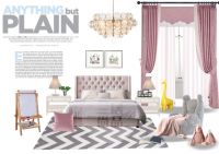 【玉兰家居】帘款｜珊瑚粉