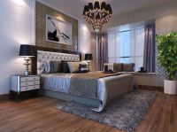 设计案例 | 正商新蓝钻 128 平米现代风格正商新蓝钻三居室 装修设计我的家 (7)张