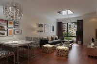 设计案例 | 泰达城·河与海 90 平米现代风格泰达城－二居－现代风格 (7)张