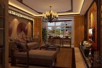 装修美图 | 东胜紫御府 133 平米新中式风格气韵优雅真生活 (6)张