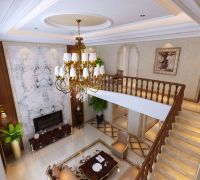 家居美图 | 恒星皇家花园 220 平米新古典风格自然的高贵风 (9)张