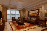 设计案例 | 东胜紫御府 146 平米新古典风格东胜紫御府-三居-欧式风情 (6)张