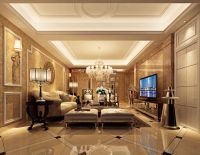 设计案例 | 中大云锦 149 平米美式风格淡黄色的美 (5)张