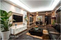 家居美图 | 华侨城 90 平米现代风格灵变黑白 (9)张