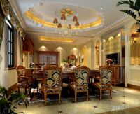 装修美图 | 金林半岛 490 平米新古典风格贵族高雅奢华的生活 (12)张
