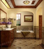 装修美图 | 麓山国际 365 平米美式风格美式风《谧语心岸》 (6)张