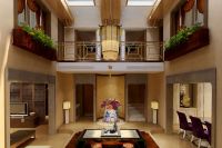 家居美图 | 首开铂郡 285 平米新中式风格彩色中式 (6)张