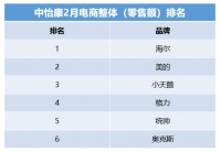 家电界的新黑马，电商渠道进入TOP5