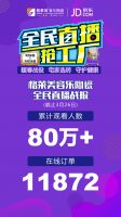 奥利给！格莱美“全民直播·抢工厂”超1万人抢购！