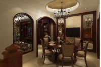设计案例 | 领袖硅谷 280 平米美式风格美式设计中的浪漫气息 (8)张