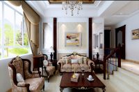 设计案例 | 鑫源山庄 190 平米美式风格尊贵的美式情怀 (7)张