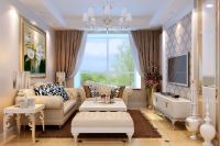 家居美图 | 葛洲坝&bull;紫郡府 135 平米美式风格塞纳河畔的悠扬 (4)张