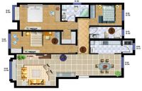 家居美图 | 葛洲坝&bull;紫郡府 135 平米美式风格塞纳河畔的悠扬 (4)张