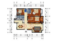 设计案例 | 葛洲坝&bull;紫郡府 135 平米新古典风格温馨二人小世界 (4)张