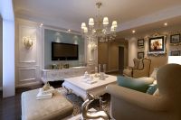 家居美图 | 葛洲坝&bull;紫郡府 235 平米新古典风格华丽一族 (5)张