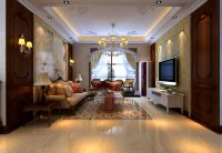 家居美图 | 伍号院 120 平米混搭风格厚重欧风 (9)张