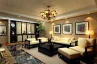 设计案例 | 外海蝶泉山庄 300 平米新中式风格传统中式新诠释 (7)张