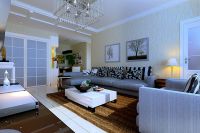 装修美图 | 甘肃省中医院家属院 100 平米现代风格清晨阳光和你都在 (5)张