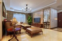 设计案例 | 名士豪庭 150 平米美式风格美式新古典 (6)张