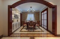 设计案例 | 名士豪庭 150 平米美式风格美式新古典 (6)张