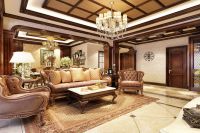 家居美图 | 铁路局高层 128 平米美式风格铁路局高层 (4)张