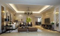 装修美图 | 鹭岛国际 150 平米新古典风格混搭古典美 (4)张