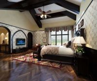 设计案例 | 紫檀山 400 平米混搭风格蓝光紫檀山  (3)张