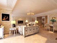 设计案例 | 华润·翡翠城 200 平米美式风格再战潮流生活 (3)张