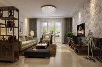 家居美图 | 鲁能七号院 135 平米新中式风格中国韵味 (4)张