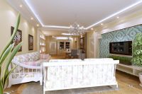 装修美图 | 南门国际置地 132 平米美式风格南门国际置地 (4)张