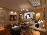 家居美图 | 蓝调一品 140 平米新古典风格蓝调一品 (7)张