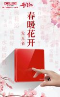 参加发光者话题,与德力西电气家居开迎春日开门红