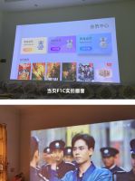 当贝F1C和极米Z8X画面对比，实拍对比二者画面真实效果