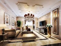 装修美图 | 莱茵庄园 160 平米新古典风格莱茵庄园 (8)张