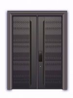 刷脸开门、实时监控、实时对讲、外接电源的智能装甲门