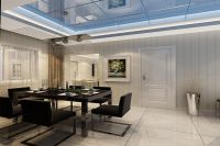 家居美图 | 大华·锦绣华城 120 平米新古典风格蓝色简约 (6)张