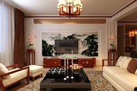 设计案例 | 重汽翡翠清河 120 平米新中式风格古朴新中式 (6)张