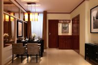 设计案例 | 重汽翡翠清河 120 平米新中式风格古朴新中式 (6)张