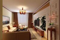 设计案例 | 重汽翡翠清河 120 平米新中式风格古朴新中式 (6)张