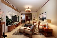 设计案例 | 重汽翡翠清河 120 平米新中式风格古朴新中式 (6)张