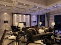 家居美图 | 华侨城 560 平米新古典风格情迷美式风 (12)张