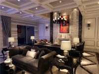 家居美图 | 华侨城 560 平米新古典风格情迷美式风 (12)张