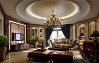 装修美图 | 天鹅湖 260 平米美式风格上帝在美式空间里的优雅转身 (5)张
