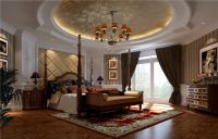 装修美图 | 天鹅湖 260 平米美式风格上帝在美式空间里的优雅转身 (5)张