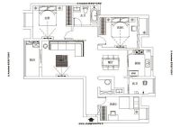 装修美图 | 金地雄楚一号 135 平米美式风格金地雄楚一号135㎡美式田园风 (5)张