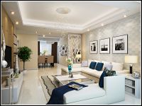 装修美图 | 迪生山庄 140 平米新古典风格迪生山庄140平简约风尚 (5)张