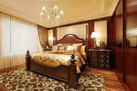 设计案例 | 首开国风上观 140 平米新古典风格木质 壁布 (8)张