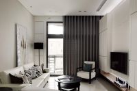 设计案例 | 郑和国际广场 95 平米现代风格黑白简约 (6)张