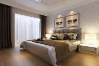 设计案例 | 郑和国际广场 95 平米现代风格黑白简约 (6)张