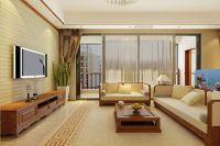 设计案例 | 绿城百合 142 平米新中式风格绿城百合143平新中式风格装修效果图 (6)...